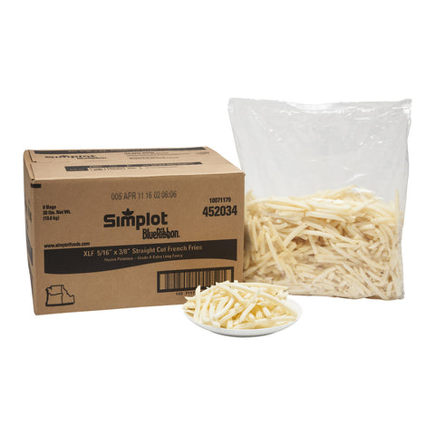 Simplot Blue Ribbon® POTATO FRIES 5/16 STRAIGHT CUT XLF
