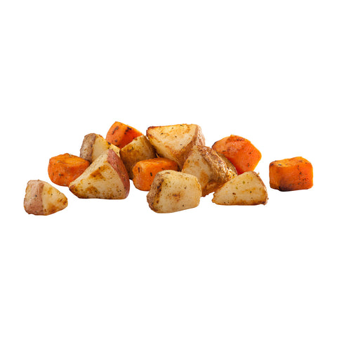 Simplot Roastworks® POTATO FLAME-ROASTED SWEET POTATO SKIN-ON RUSSETS AND REDSKINS