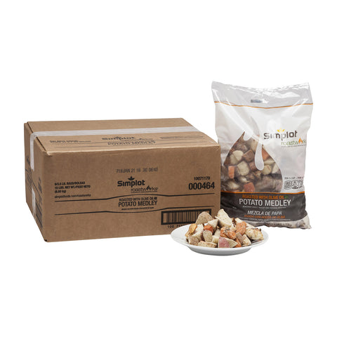 Simplot Roastworks® POTATO FLAME-ROASTED SWEET POTATO SKIN-ON RUSSETS AND REDSKINS