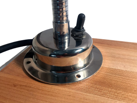 Carlisle LAMP HEAT FLEXIGLOW™ SINGLE ARM W/ BOARD & PAN ALUMINUM 24