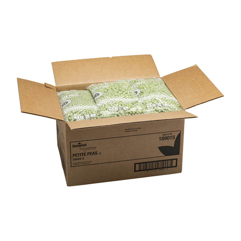 Simplot Petite Peas - 40 oz. package, 12 packages per case