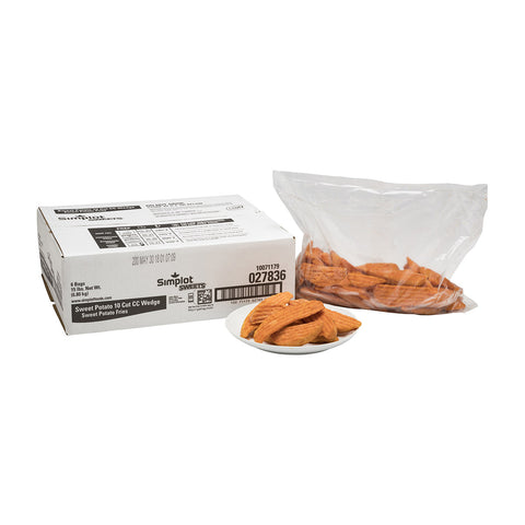 Simplot Sweets® POTATO FRIES 10-CUT WEDGE CRINKLE CUT