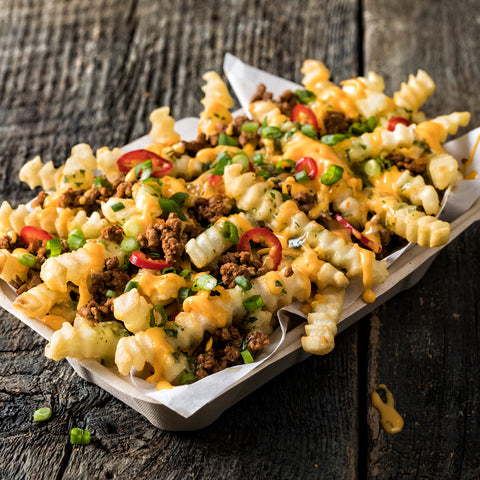 Infinity Deep V Crinkle Cut Fries, 5 Pound -- 6 per case.