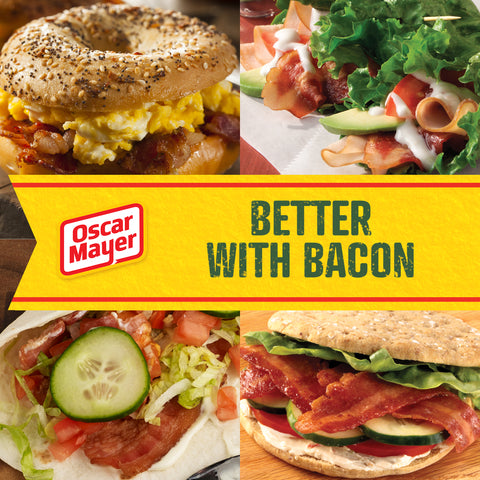 Kraft Oscar Mayer Louis Rich Sliced Turkey Bacon, 12 Ounce -- 16 per case.