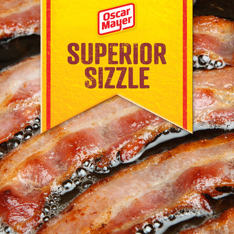 Oscar Mayer Center Cut Naturally Smoked Bacon, 12 Ounce -- 16 per case.