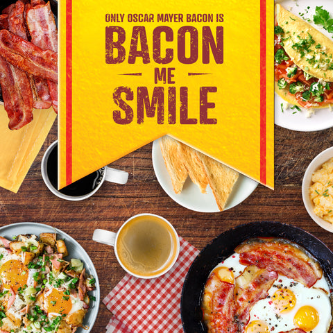 Oscar Mayer Center Cut Naturally Smoked Bacon, 12 Ounce -- 16 per case.