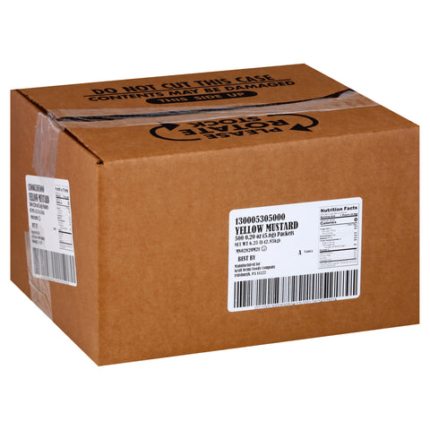Mustard Yellow Single Serve Packet 530500/78000700