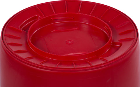 Carlisle CONTAINER WASTE BRONCO™ ROUND RED 32 GAL