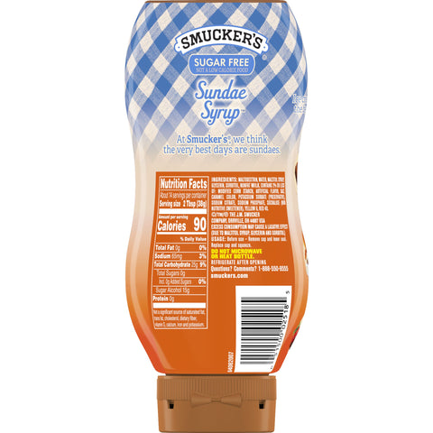 Topping Caramel Sauce Liquid Sugar-free Shelf Stable Tff