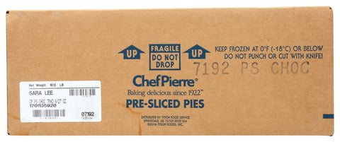 Chef Pierre PIE CHOCOLATE CREAM SLICED 10