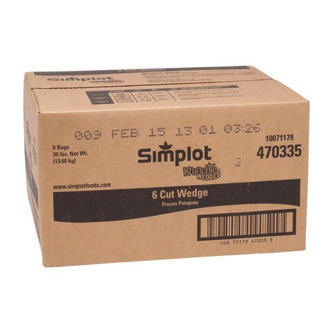 Simplot POTATO FRIES 6-CUT WEDGE SEASONED KRUNCHY