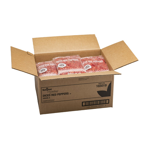 Simplot Classic Diced Red Pepper, 2 Pound -- 12 per case