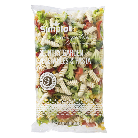 Simplot Country Garlic Vegetable and Pasta, 32 Ounce -- 12 per case.