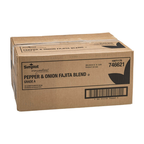 Simplot Pepper Onion Fajita Blend - 32 oz. package, 12 packages per case