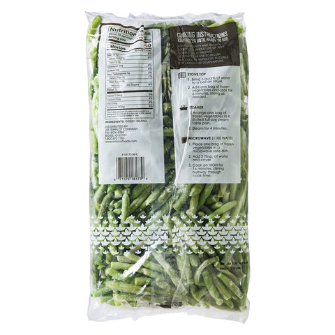 Simplot Whole Green Bean - 32 oz. packager, 12 packages per case