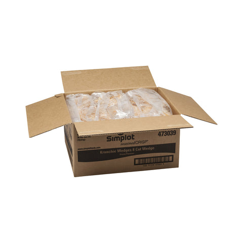 Simplot SeasonedCrisp Krunchie Wedge 8 Cut Crinkle Cut French Fry, 5 Pound -- 6 per case.