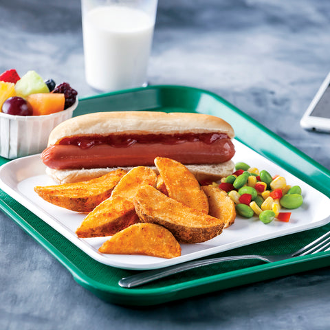 Simplot SeasonedCrisp® POTATO FRIES 10-CUT WEDGE LESSODIUM®