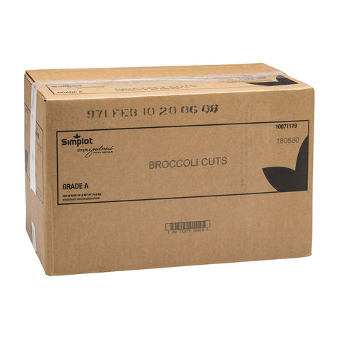 Simplot IQF Broccoli Cuts - 32 oz. package, 12 packages per case