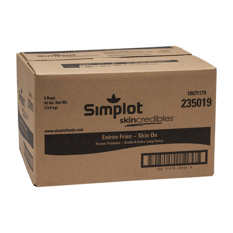 Simplot Skincredibles® POTATO FRIES ENTRÉE FRIES SKIN-ON