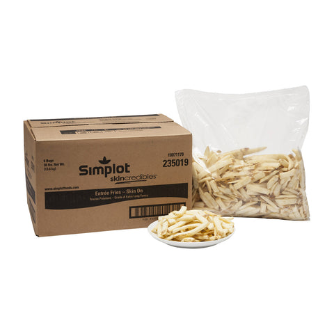 Simplot Skincredibles® POTATO FRIES ENTRÉE FRIES SKIN-ON