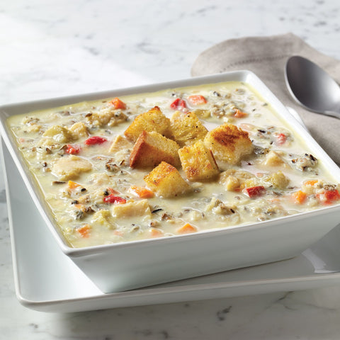 Reserve Creamy Chicken Soup with White and Wild Rice, 4 Pound -- 4 per case.