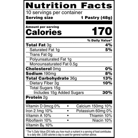 Pop Tarts Whole Grain Frosted Brown Sugar Cinnamon Toaster Pastry, 1.69 Ounce -- 120 per case