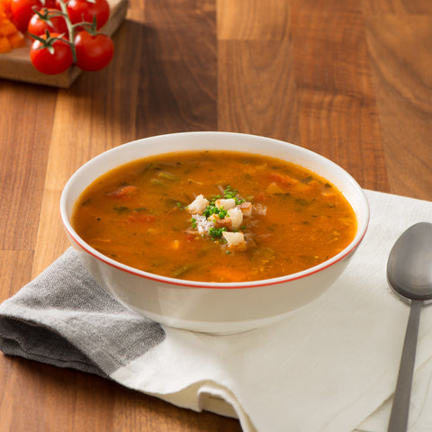 Campbell's Signature Minestrone Frozen Condensed Soup, 4 Pound Tub -- 3 per case