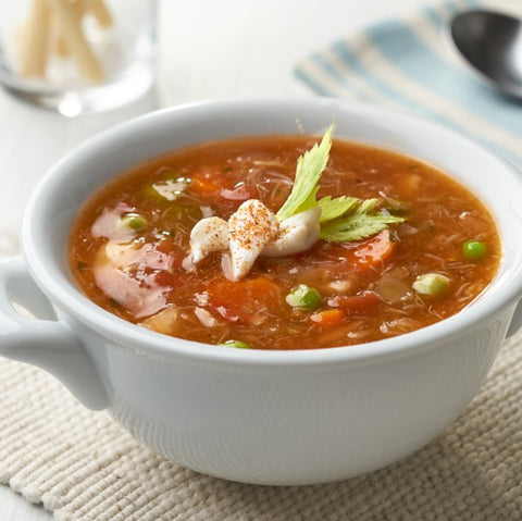 Campbells Frozen Condensed Maryland Crab Soup - 4 lb. tray, 3 per case