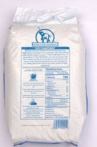 Super Lucky Elephant RICE JASMINE IMPORTED TAILAND 4% BROKEN