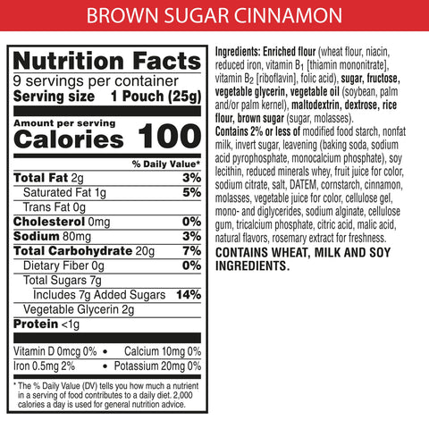 Kellogg's® CEREAL BAR SPECIAL K PASTRY CRISP BROWN SUGAR CINNAMON
