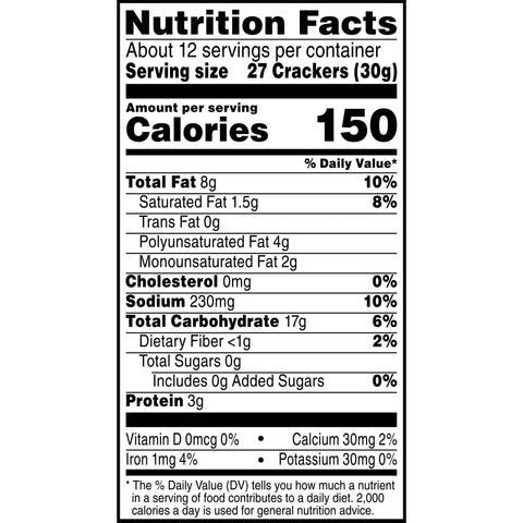 Sunshine Cheez It Grooves Original Crackers, 3.25 Ounce -- 12 per case.
