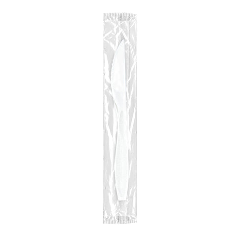 Dart KNIFE PLASTIC HEAVY WEIGHT WRAPPED WHITE