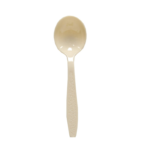 Solo Guildware® SPOON SOUP PLASTIC XHEAVY WEIGHT CHAMPAGNE BOXED 5.8