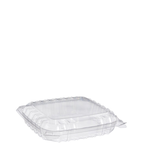 Dart ClearSeal® CONTAINER PLASTIC CLEAR HINGED MEDIUM 8X8