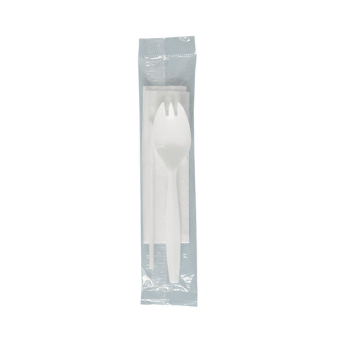 Cuterly Kit, Spork, 9x13 Napkin & Straw