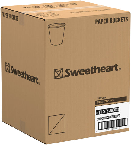 Solo Symphony® BUCKET PAPER DOUBLE WAXED GREASE RESISTANT 83 OZ