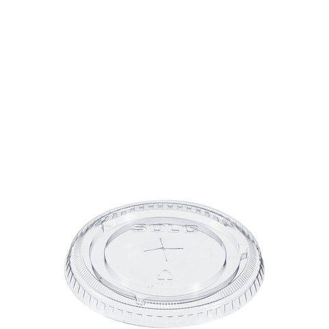 Solo Ultra Clear Straw Slotted PET Lid Only -- 1000 per case