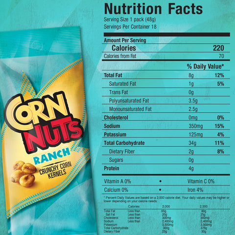 Snack Corn Nuts Ranch