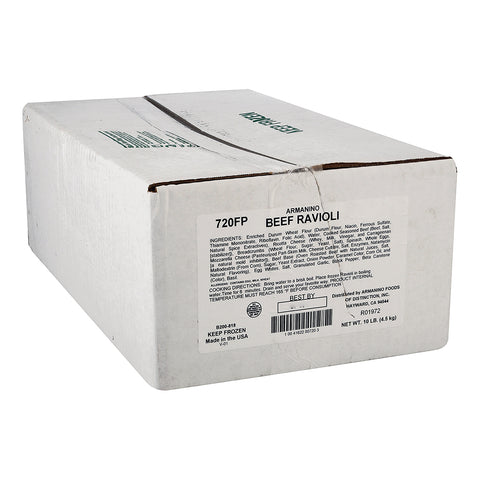 Armanino RAVIOLI BEEF MEDIUM SQUARE PRECOOKED