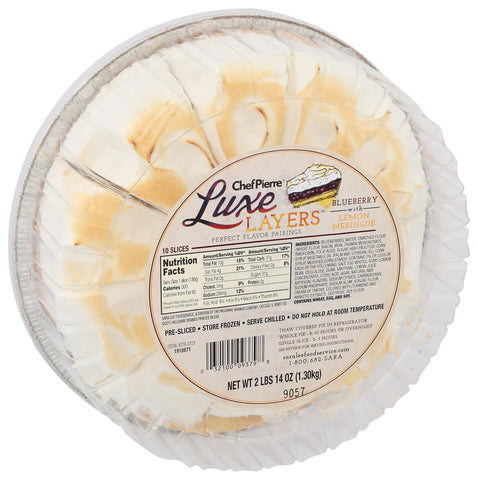Chef Pierre PIE BLUEBERRY W/ LEMON LUXE LAYERS