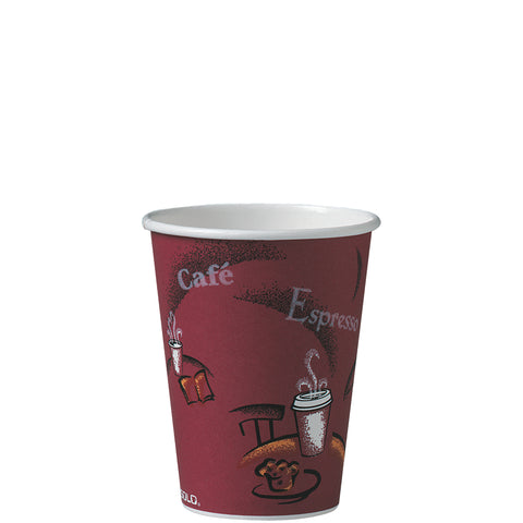 Solo Bistro® CUP PAPER HOT SINGLE POLY 12 OZ