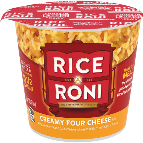 Rice A Roni ENTREE RICE-A-RONI INSTANT CUP FOUR CHEESE