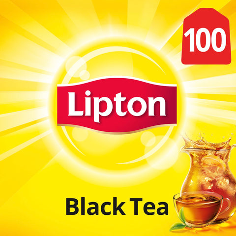 Lipton Black Enveloped Hot Tea Bags, 100 count -- 10 per case