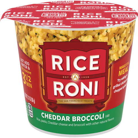 Rice-a-roni Cup Cheddar Broccoli