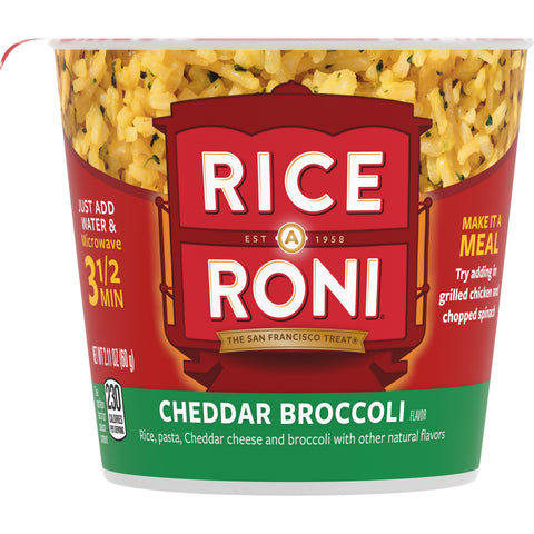 Rice-a-roni Cup Cheddar Broccoli