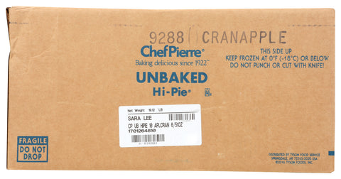 Pie Fruit Apple Cranberry Mixed Hi Unbaked 10