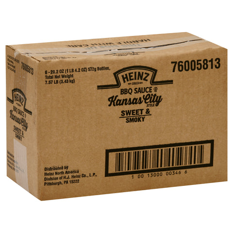 Heinz Sweet and Smokey Marinades and Grilling Sauce, 1.262 Pound -- 6 per case.