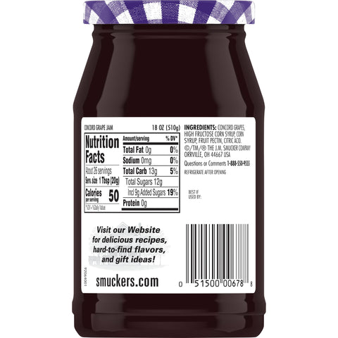 Smucker's® JAM GRAPE