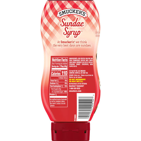Smucker's® TOPPING STRAWBERRY SQUEEZE BOTTLE