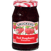 Smucker's® PRESERVES RASPBERRY RED GLASS JAR